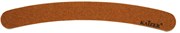 KAIZER Пилка профессиональная 2-сторонняя, на деревянной основе, бумеранг коричневая, 175 мм (5208)
