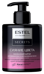 ESTEL SECRETS Маска для волос СИЯНИЕ ЦВЕТА для окрашенных 275 мл 4606453067865