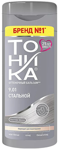 ТОНИКА Бальзам оттеночный для светлых 9.01 стальной 4650092451066