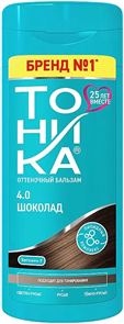 ТОНИКА Бальзам оттеночный для русых 4.0 шоколад 4602152003517