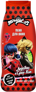Леди Баг и Супер-Кот Пена для ванн меняет цвет в воде 400 мл 4640130795030