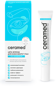 CERAMED ЦЕРА-Флюид для кожи вокруг Глаз SOS-Увлажнение 18 мл 4630274250151 CERAMED ЦЕРА-Флюид для кожи вокруг Глаз SOS-Увлажнение 18 мл 4630274250151