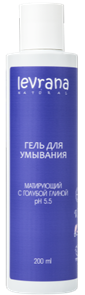 LEVRANA Гель для умывания МАТИРУЮЩИЙ 200 мл 4610266843349 LEVRANA Гель для умывания МАТИРУЮЩИЙ 200 мл 4610266843349