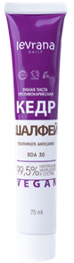 LEVRANA DAILY Зубная паста КЕДР и ШАЛФЕЙ 75 мл 4610266843196