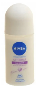 НИВЕЯ Дез-нт ролик жен АКТИВНАЯ ЗАЩИТА Масло Авокадо 50 мл 4006000038070
