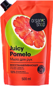 ORGANIC SHOP Дой-пак Мыло для рук “Juicy Pomelo”, 500 мл 4610117506003