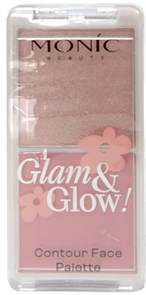 MONIC BEAUTY Контуринг Glam&Glow! Contour Face Palette 03 5061010293078