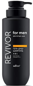 БЕЛИТА MEN REVIVOR Гель-Душ-Шампунь 4в1 400 мл 4810151038359