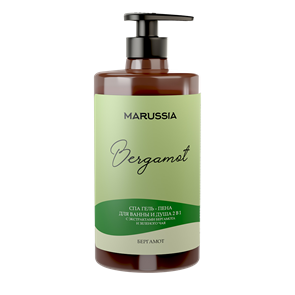 МARUSSIA Гель-Пена для душа БЕРГАМОТ 460 мл 4610116240274