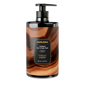 МARUSSIA PERFUMED Шампунь-Гель для душа 2в1 VANILLA EMBER 460 мл 4610116240786
