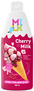 МИЛК Крем-Гель для душа МОЛОКО и ВИШНЯ 500 мл 4650092459116
