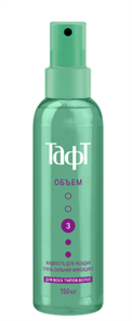 TAFT Зеленая линия Жидкость для укладки 24 часа объёма 150мл 4015000506472