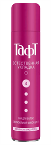 TAFT Лак для волос ЕСТЕСТВЕННАЯ УКЛАДКА 4сверхс. ф-ция 225 мл 4605966017763