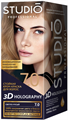 HOLOGRAPHY Краска 3D для волос 7.0 светло-русый 4690494003234