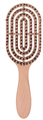 SOLOMEYA Расческа массажная с нат.щетиной БЕЖЕВАЯ 5060504728720