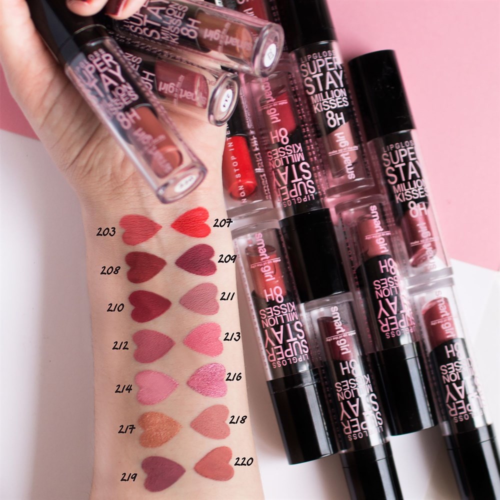 BELOR DESIGN Блеск для губ MILLION KISSES 203 тон
