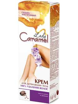 Эльфа Caramel Крем для депиляции 100% удаление волос 100 мл - фото 41798