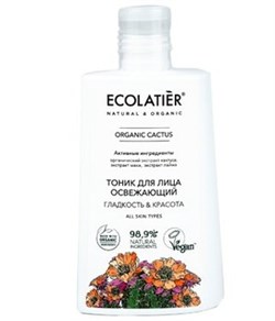 ECOLATIER GREEN Тоник для лица CACTUS 250 мл 4620046175768 - фото 55030