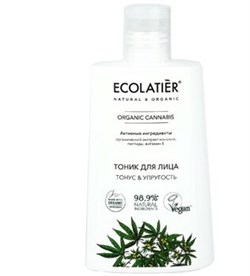 ECOLATIER GREEN Тоник для лица CANNABIS 250 мл 4620046175874 - фото 55031