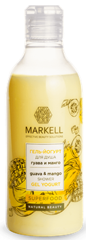 MARKELL SUPERFOOD Гель-Йогурт для душа ГУАВА и МАНГО 500 мл 4810304019259 - фото 58501