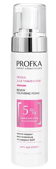 PROFKA Пенка RENEW Cleansing  с аминокислотами Д-пантенолом, 210мл 4670008498442 - фото 61660