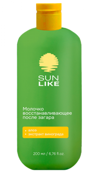 SUNLIKE Молочко после загара восстанавливающее, 200мл 4680175852619 - фото 62311