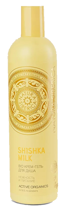 Natura Siberica BIO Крем-гель для душа "SHISHKA MILK Нежность и питание", 550 мл 4630121111109