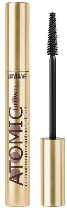 LUX-VISAGE Тушь для ресниц "ATOMIC" супер объем КОРИЧНЕВАЯ 8 гр 4811329057110