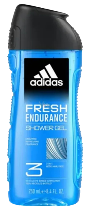 Coty Адидас 3в1 Гель&Шампунь FRESH ENDURANCE 250мл 3616304240638