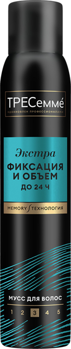 ТРЕСЕММЕ Мусс для укладки VOLUME Экстра фиксация 200 мл 8714100914854