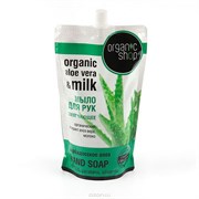 ORGANIC SHOP Дой-пак Мыло жидкое БАРБАДОССКОЕ АЛОЭ 500мл