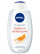 НИВЕЯ Гель для душа Крем АПЕЛЬСИН 750 мл 4005808616602