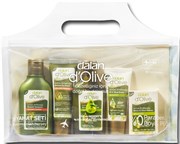 DALAN D'OLIVE НАБОР Дорожный (Шамп.50+Кондю25+Крем20+Мыло25+Гель50)