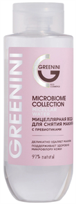 GREENINI MICROBIOME Вода Мицеллярная д/снятия макияжа 400 мл 4640145088684