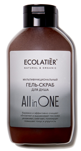 ECOLATIER ALL IN ONE Гель-Скраб для душа 400 мл 4670124174602