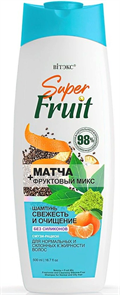 VITEX SUPER FRUIT Шампунь МАТЧА свежесть и очищение 500 мл 4810153041098