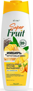 VITEX SUPER FRUIT Шампунь ИМБИРЬ против выпадения 500 мл 4810153041043