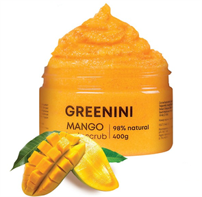 GREENINI BODY Скраб для тела МАНГО увлажнение и питание 400 мл 4640145089476